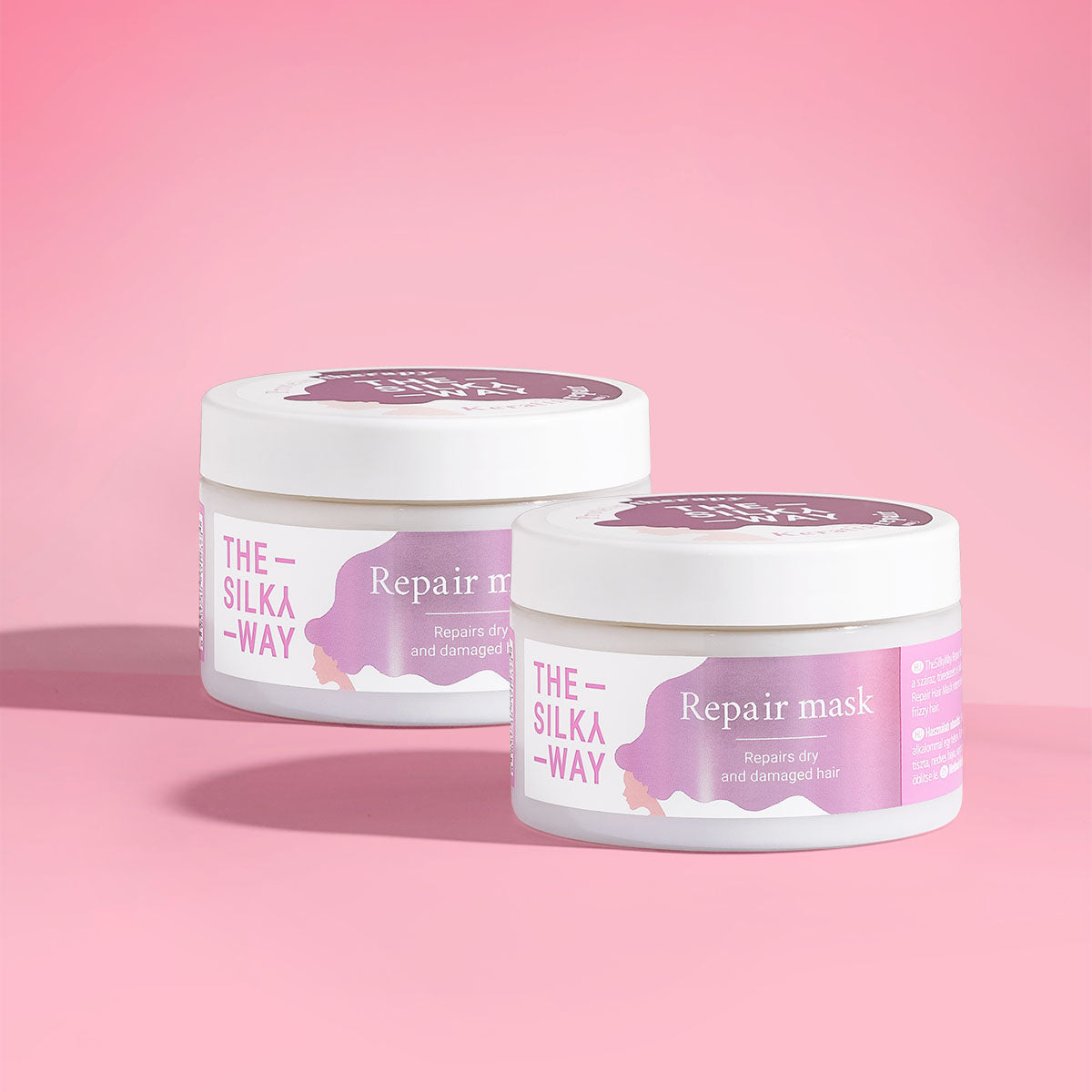 2 słoiki maski regenerującej do włosów