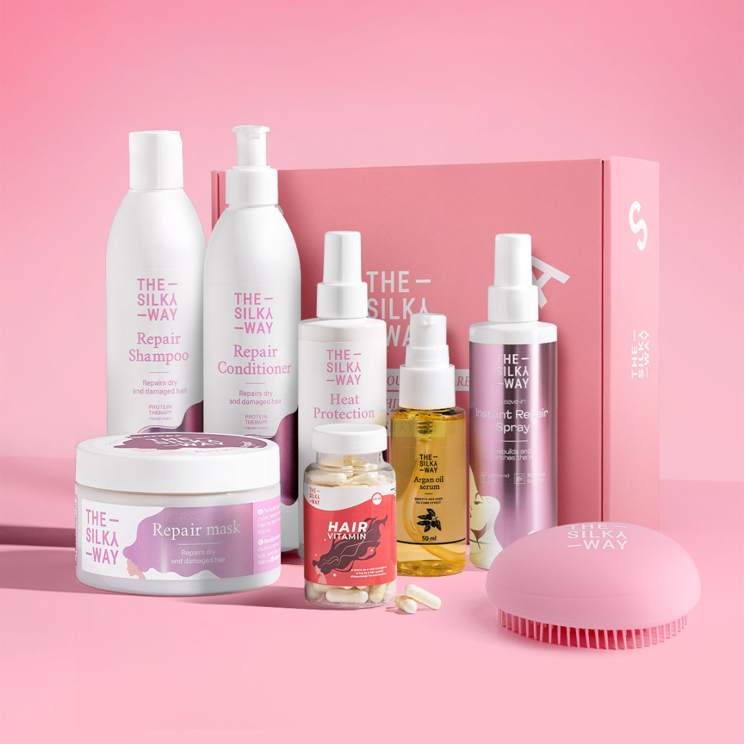 Zestaw Regenerujący do Włosów Extra + Szczotka rozplątująca + Instant Regeneracja Włosów + Witamina na regenerację włosów