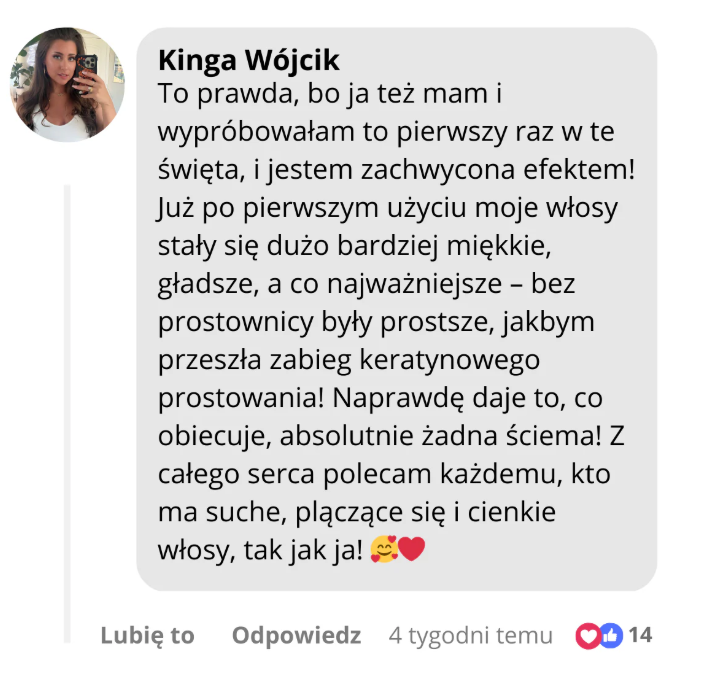 Vásárlói vélemény a hajhullás csökkenéséről és babahajak megerősödéséről a TheSilkyWay kúra után