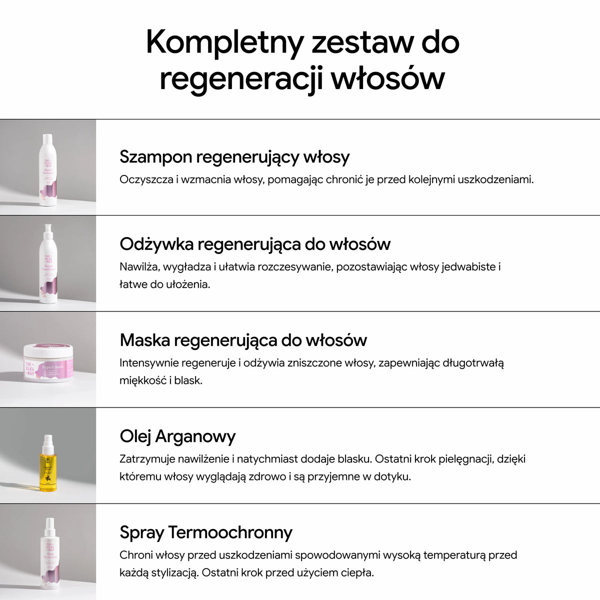 Odżywka regenerująca włosy