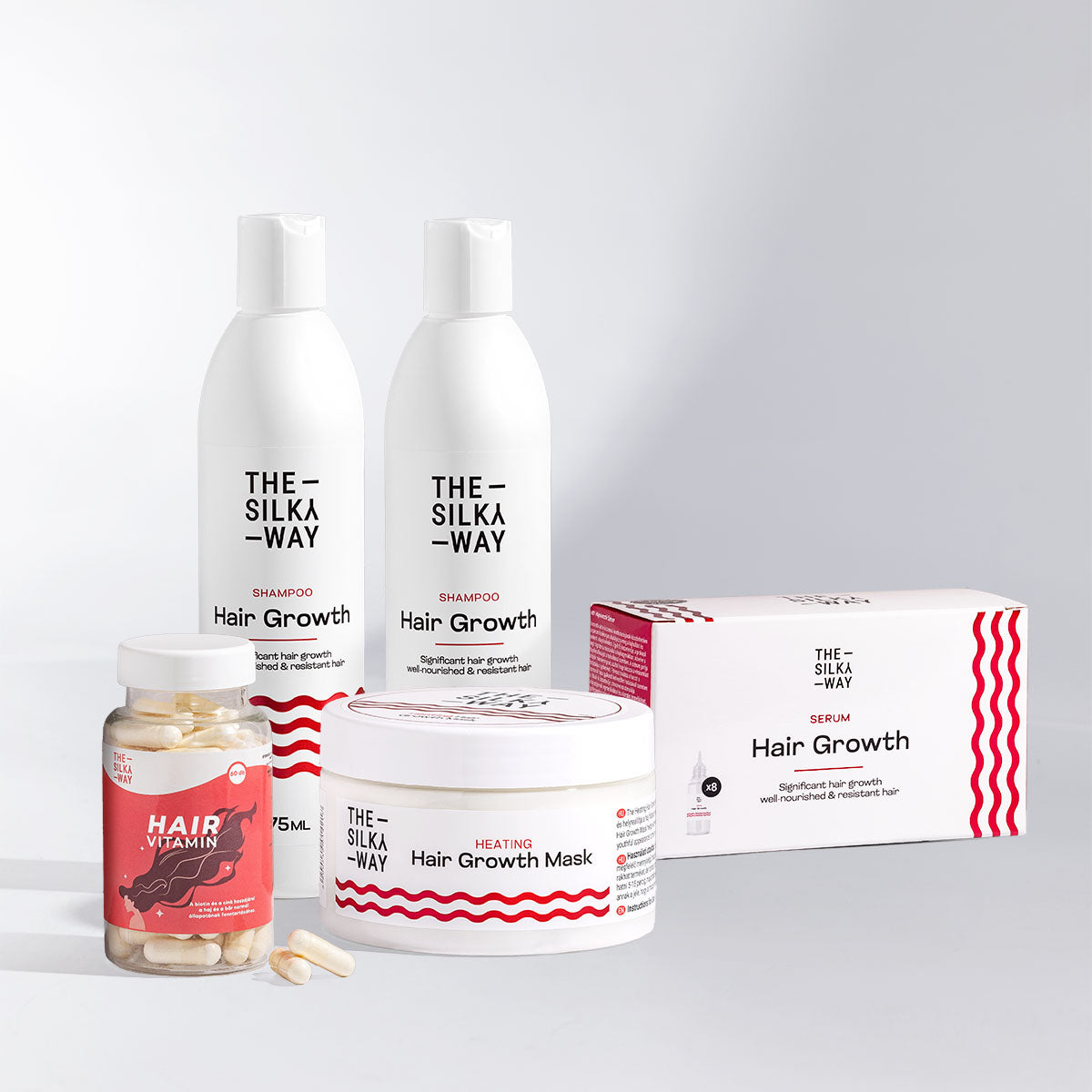 Maska Termo Przeciw Wypadaniu Włosów + Szampon Przeciw Wypadaniu Włosów + Serum Redukujący Wypadanie Włosów + Vitamin